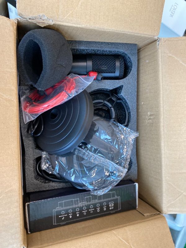 Photo 1 of *UNTESTED*
V8max Podcast Equipment Bundle for 2, Voice Changer with BM-800 Podcast Microphone Bundle - Condenser Microphone Perfect for Podcasting, Recording, Singing, Streaming and Gaming