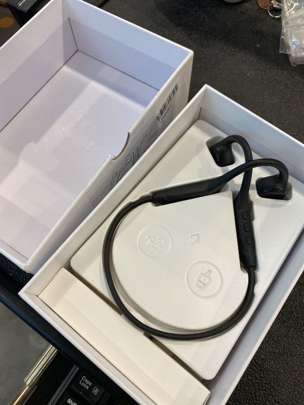 Photo 1 of *UNTESTED*
MRYTKY Bone Conduction Headphones,Open Ear Headphones Bluetooth5.4 with Mic,Wireless Headphones 10H Playtime, Waterproof Sport Headphone Suitable for Running,Cycling, Outdoor Sports Black