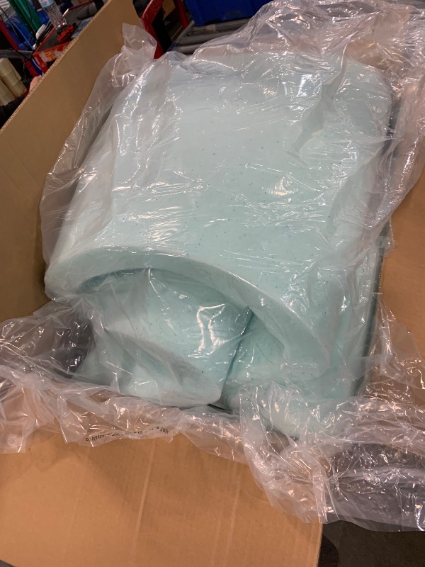 Photo 1 of **SIMILAR ITEM** **UNKNOWN SIZE** Memory Foam Mattress Topper - Plush Feel - Cooling and Pressure Relieving -Dorm Room Essentials -