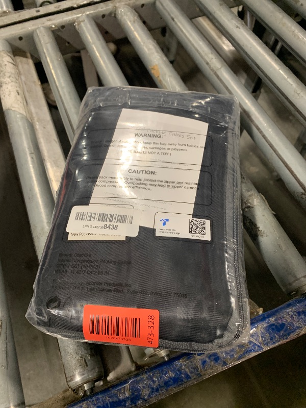 Photo 1 of 10 Set Compression Packing Cubes for Travel Essentials,Compressible Expandable Packing Cubes for Suitcase,OlarHike Luggage Organizer Bags for Travel,Handy Helper for Organizing Clothes(Black)