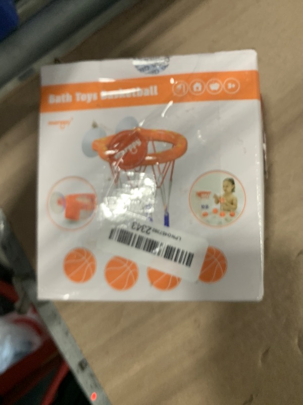 View 2 of ****FINAL SALE NOT RETURNS****MISSING THE BALLS** MARPPY Bath Toys, Bathtub Basketball Hoop for Toddlers Kids, Boys and Girls with 4 Soft Balls, Mold Free & Strong Suction Cup, Bathtub Shooting Game & Fun Toddlers Bath Toys for Boys or Girls
