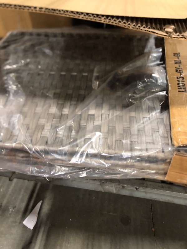 Photo 1 of ***SIMULAR NOT EXAXT****!!!!!!! HAS WHEELS!!!!SONGMICS Laundry Hamper with Lid, 160 L Clothes Hamper with 2 Removable Liner Bags, 6 Mesh Bags, Wicker Laundry Basket, Double Laundry Hamper for Bathroom, 26 x 15.7 x 24 Inches, Natural ULCB316Y01
