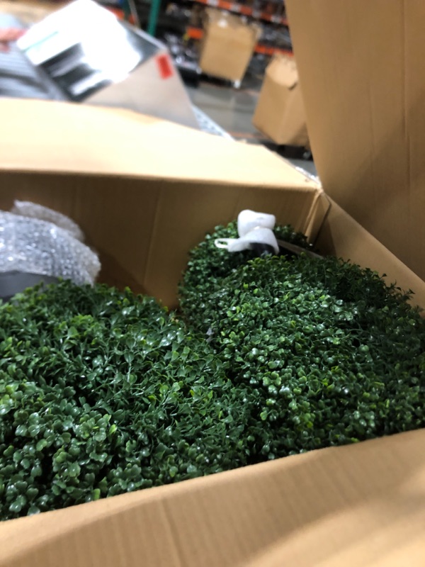 Photo 1 of  &&SIMULAR TO PHOTO NOT EXACT 2 PLANTS ****FINAL SALKE&******Nearly Natural 22in Artificial Boston Fern Plant in Sandstone Planter, Faux Greenery for Indoor Home Decor
