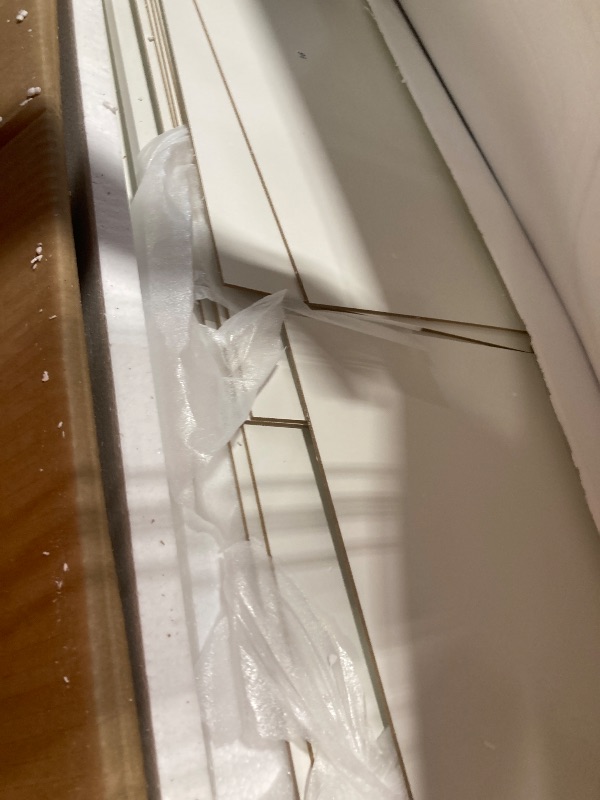 Photo 1 of **MISSING SCREWS****Jocoevol White 6 Drawer Dresser for Bedroom, 15.3" D x 47.2" W x 32.3" H in Simply Modern Chest of Drawers, Wood Storage Double Dresser with Deep Drawers for Living Room, Hallway Entryway, White