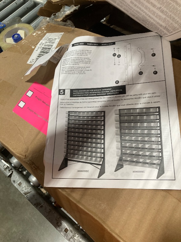 Photo 1 of **FINAL SALE******SIMULAR TO PHOTO NOT EXACT*** MISWING SCREWS **88AxcessAbles 12U AV Equipment Rack | 19-Inch Steel Open Frame Home Studio Rack with 3” Caster Wheels | Universal Case for Studio, Server, Network Gear | 550lb Capacity | Screws, Spacer, To