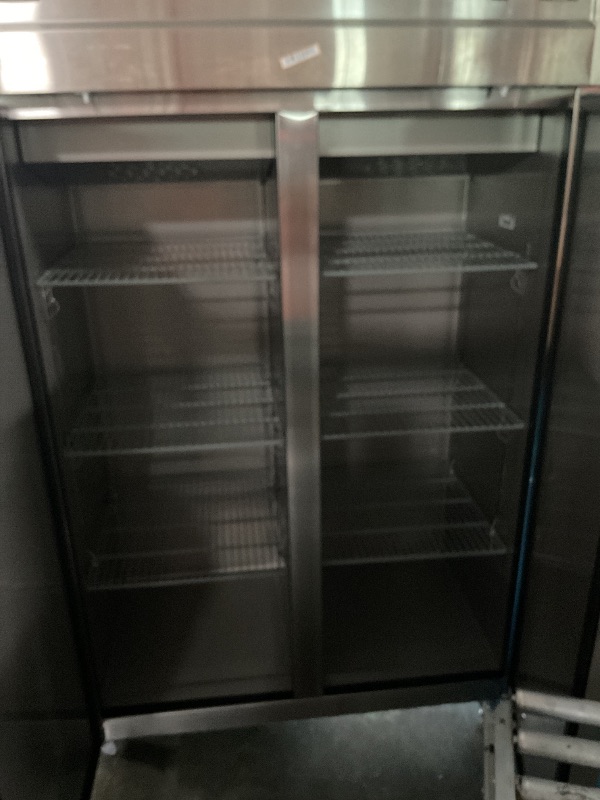 Photo 1 of !!!!!!Used  has dents!!!!!!!!!!,Commercial refrigerator freezer combo 47 inch with upfront freezer stainless steel