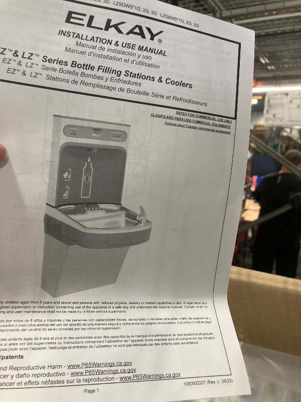 Photo 1 of ***HAS AS BIG DENT NO SCREWS***Elkay EZS8WSL CLR ONLY FOR EZS8WSLK