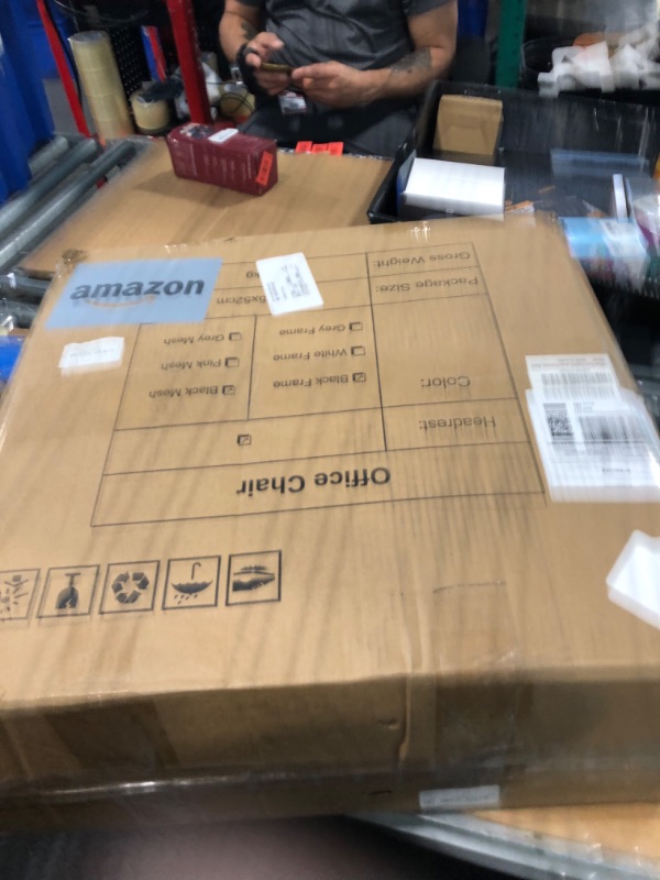 Photo 1 of *MISSING PARTS - See Clerk Notes*
Office Chair Ergonomic Desk Chair, 330LBS Capacity, High Back Computer Chair for Long Hours Comfortable, Rolling Swivel Executive Task Chair for Home Office with Flip-up Armrests, Black