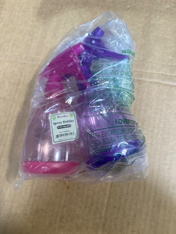 Photo 1 of **MISSING 1 BOTTLE**
DilaBee Plastic Spray Bottles - 12oz (3 Pack) Water Spray Bottle for Hair, Gardening, Grilling & Cleaning Solution - Empty Spray Bottles for Cat - Small Spray Bottle