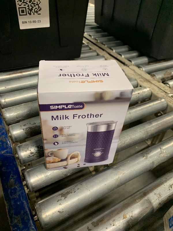 Photo 1 of *MINOR DAMAGE - USED*
SIMPLETASTE Milk Frother, 4-in-1 Electric Milk Steamer, Automatic Warm and Cold Foam Maker and Milk Warmer for Latte, Cappuccinos, Macchiato