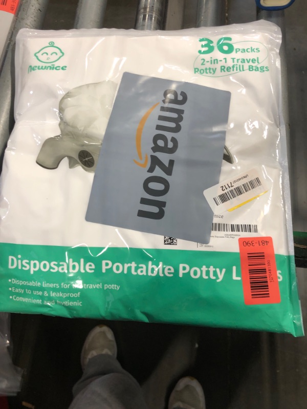 Photo 1 of [36 Counts] Newnice Disposable Potty Liners with Absorbent Pads, Leak-proof Portable Travel Bags for Toddler Training, Compatible with OXO Tot 2-In-1 Go Potty & Most Potty Chairs