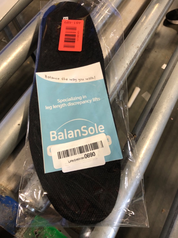 Photo 1 of 0.4 Inch 2 Left or Right Full Length Insoles Balancer and Additional Cushion Pad for Leg Length Discrepancy (2 Rights(Large))