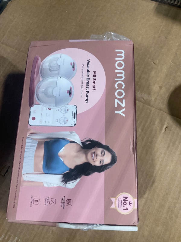 Photo 1 of *USED*
Momcozy M5 Smart APP Controlled Wearable Breast Pump, Hands-Free Wireless Electric Pump, 3 Modes 9 Suction Levels, BPA-Free, Portable Lightweight, 24mm Flange, 2-Pack Cozy Red
