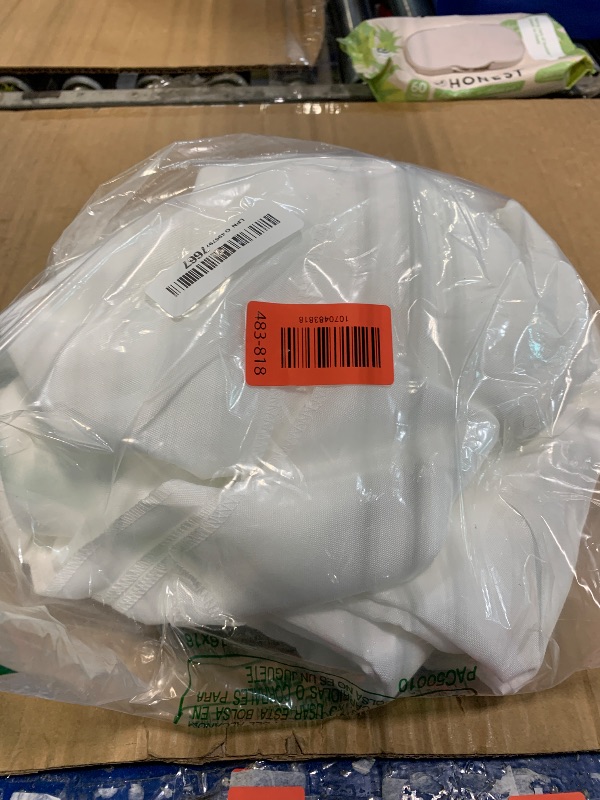 Photo 1 of 10 ft × 10 ft White Backdrop Curtain for Wedding Decor Holiday Party - White Wedding Backdrop Polyester Photography Backdrop Drapes Baby Shower Birthday Privacy Sliding Curtains Home Decor, 2 Panels