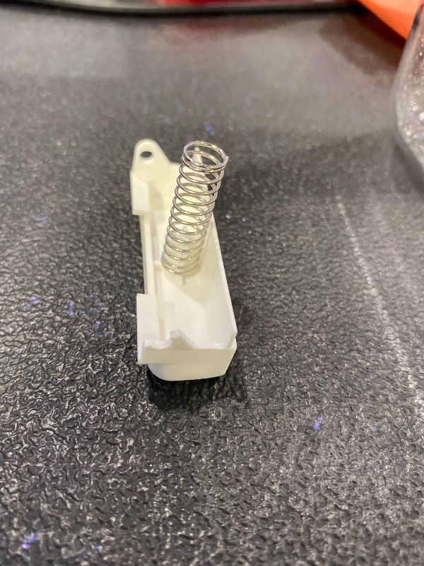 Photo 1 of ***MAJOR DAMAGE*** LivLab Mker Laundry detergent dispenser with One-Press Lid,for laundry room organization,Clear PET laundry powder container with Measuring Cup,laundry pods container 2.8L/6Lbs/100oz(120 Pods)