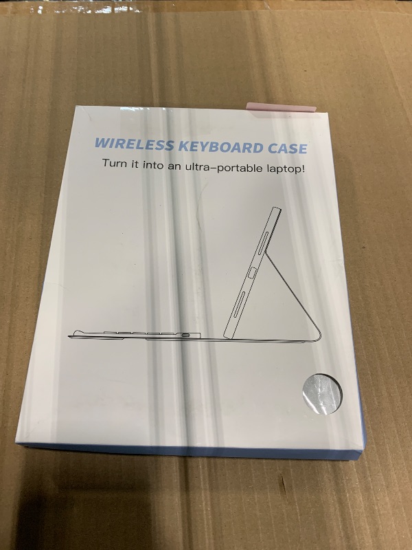 Photo 1 of *** ONLY KEYBOARD *** Harvopu Compatible for iPad 11th 10th Generation Case with Keyboard, Folio Cover with Pencil Holder, Multi-Touch Trackpad, 7 Color Backlit, Detachable Keyboard for iPad (A16) 11th/10th Gen (Pink)