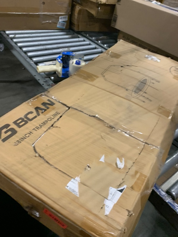 Photo 1 of ***FINAL SALE*** BCAN 40/48" Foldable Mini Trampoline Max Load 330lbs/440lbs, Fitness Rebounder with Adjustable Foam Handle, Exercise Trampoline for Adults Indoor/Garden Workout