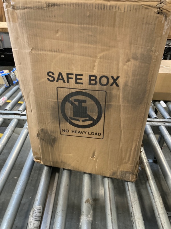 Photo 1 of ***LOCKED***19.69 Inches Tall Safe Box, 3.3 Cuft Home Safe with Fireproof Waterproof Bag, Anti-Theft Digital Security Lock Box with Smart Alert System, Removable Shelf, Mute Function, Document Safes for Jewelry