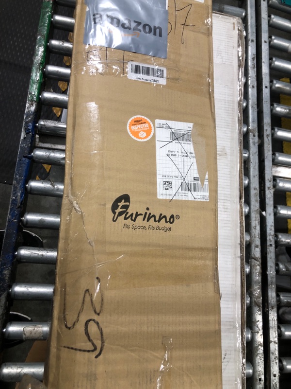 Photo 1 of **MISSING PARTS**
Furinno (99557EX/BK) Turn-N-Tube 4-Tier Multipurpose Shelf Display Rack - Espresso/Black