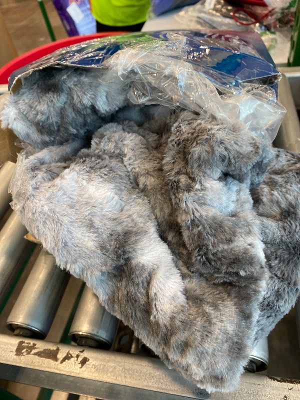Photo 1 of *UNTESTED*
Bedsure Faux Fur Heated Blanket Throw Blanket, Fast Heating Electric Blanket with 6 Heating Levels & 4 Time Settings, Cozy Gifts for Women Men (50x60 inches, Grey)