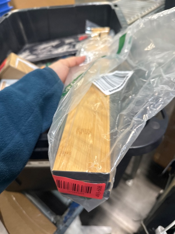 Photo 1 of ***ONLY 2 *** Utoplike 4 pcs Bamboo Kitchen Drawer Dividers Large, Adjustable Drawer Organizers, Spring Loaded, Works in Kitchen, Dresser, Bathroom, Bedroom, Drawer, Desk