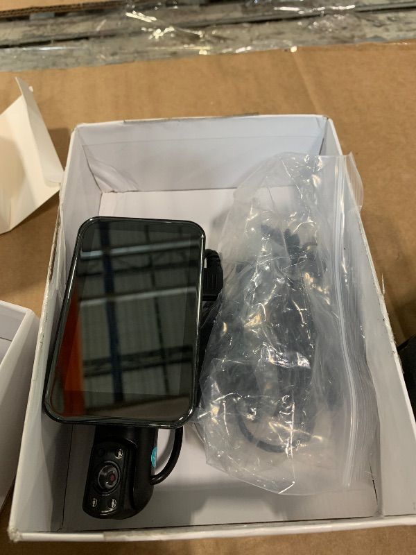 Photo 1 of ****NO RETURNS  AND OR REFUNDS*******MISSING PARTS - See Clerk Notes*
3 Channel Dash Cam, 4K+1080P+1440P Front Inside and Rear Car Camera, Free 128G Card, Triple Dash Camera Built-in WiFi GPS, HDR Night Vision, G Sensor, 170° Wide Angle, 24H Parking Mode