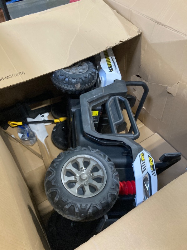 Photo 1 of ***FINAL SALE/NO RETURN, VIEW NOTES*** Hetoy 24V 2-Seater Ride On Dump Truck with Parent Remote Control, 4WD 6-Wheel Electric Car for Big Kids, UTV Style Dump Bed & Music Horn, ASTM/CPSIA Certified (Ages 3+)