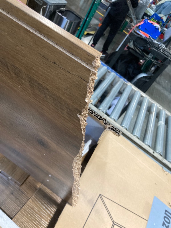 Photo 1 of ** DAMAGED**  VASAGLE TV Stand for 65-Inch TVs, Entertainment Center with Adjustable Shelf, 58-Inch Long Media Console Table, Transitional Style, for Living Room, Bedroom, Honey Brown ULTV556K01