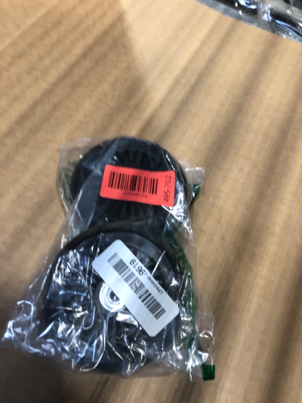 Photo 1 of 1 Pair/2pcs Luggage Suitcase Replacement Wheels 100mm/3.94in, Thk24mm Rubber Swivel Caster Wheels for Inline Outdoor Skate w/ 6mm Bearings Repair Kits (OD100xThk24mm/3.94x0.94in)