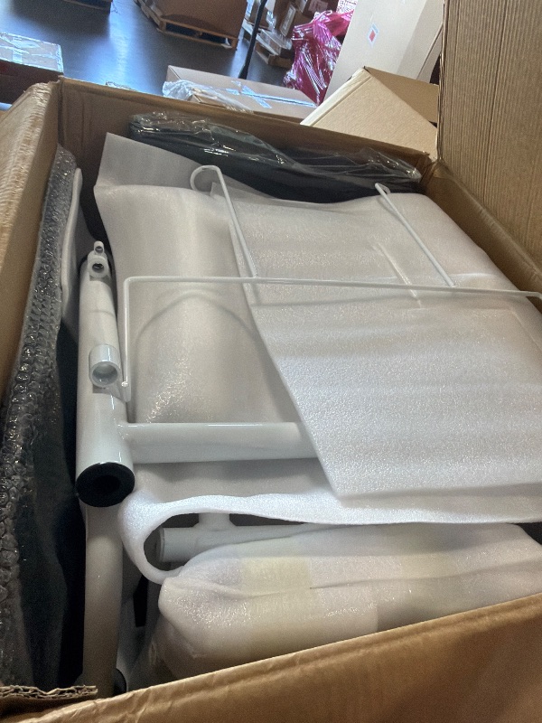 Photo 1 of *****UNKNOWN IF MISSING PARTS**** mindmed Patient Lift Transfer Chair for Home,Hydraulic Patient Lift Chair for Disabled,Lift Nursing Chair with 180°Split Seat, Commode & Seat Cushion from Bed to Toilets/Cars/Sofa, 440lbs(Blue)