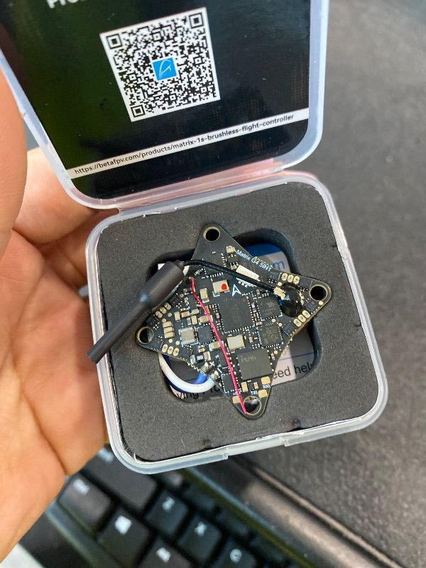 Photo 1 of *UNTESTED*
BETAFPV ELRS Matrix 1S Brushless Flight Controller, Highly Integrated 5IN1 FC Built-in Serial ELRS RX/VTX, with 1.0mm Thick Board, JST1.25 Pin for 1S FPV Racing Whoop Drone Quad like Meteor65/75 Pro1070497433