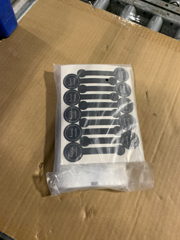 Photo 1 of (200Pcs)100pcs Translucent Plastic Bags/Bakery Bags with 100pcs Hand made Stickers for Cookie Cake Chocolate Candy Snack Wrapping Good for Bakery Party Supplies