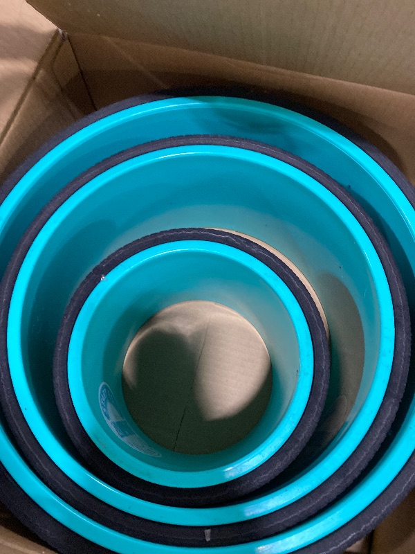 Photo 1 of Pack Back Roller- Yoga Wheel for Back Pain Reliefn & Stretching, Back Wheel for Deep Tissue Massage, Foam Roller for Physical Therapy & Exercise