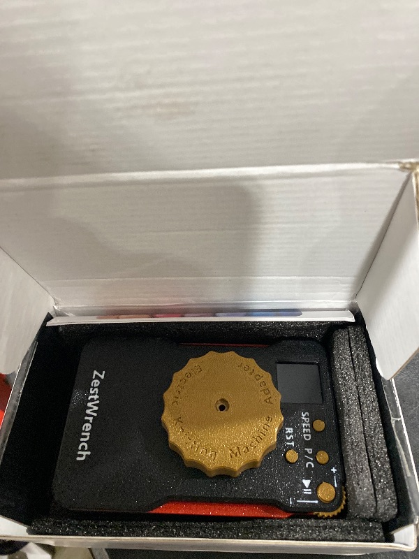 Photo 1 of [2025 Upgrade] ZestWrench Electric Knitting Machine Adapter for addi Express King Size Knitting Machine 46 Needles,addi Knitting Machine Automatic Accessories?LCD Panel & Row Counter