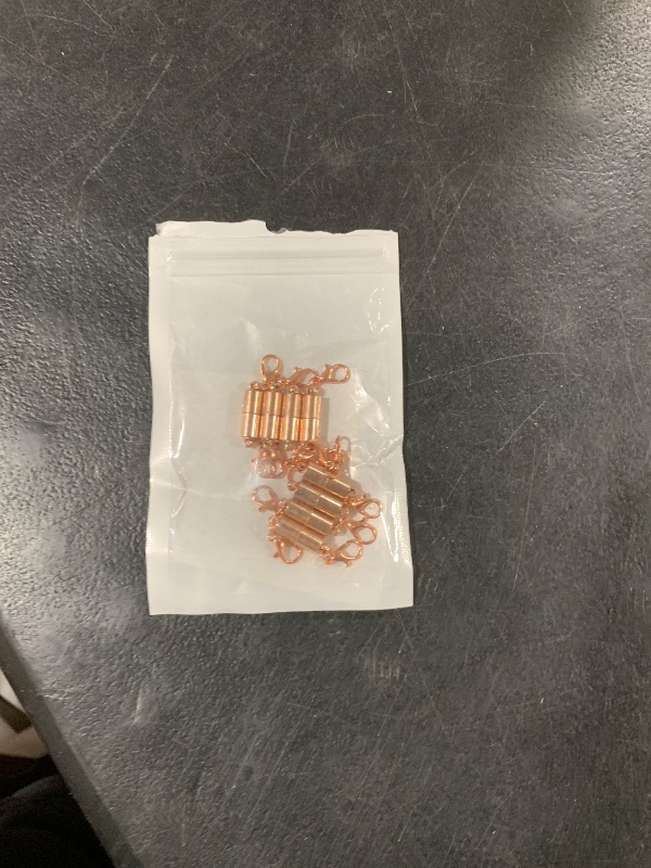 Photo 1 of 10 Pack Rose Gold Magnetic Lobster Clasp Jewelry Necklace Bracelet