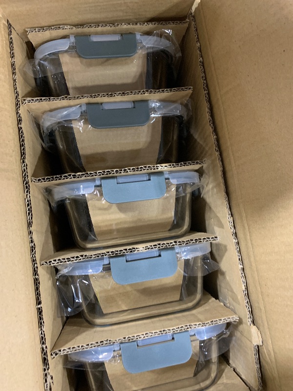 Photo 1 of [10-Pack] Glass Meal Prep Containers with Lids, MCIRCO Food Storage Containers with Snap Locking Lids, Airtight Lunch Containers, Microwave, Oven, Freezer and Dishwasher