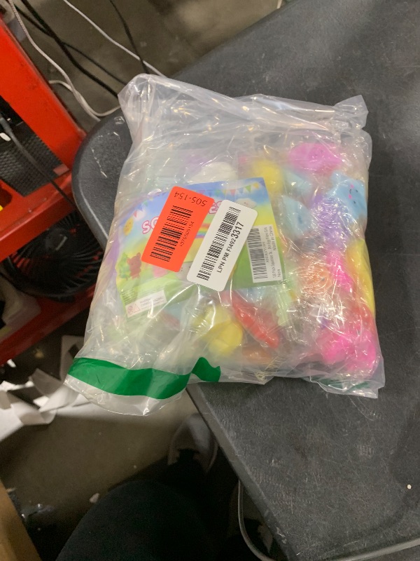 Photo 1 of 100 Pack Squishies Toys, Tiny Mochi Squishy Fidget Toys Random Bulk Party Favors for Kids 4- 8 8-12 Goodie Bag Pinata Stocking Stuffers Classroom Prizes Treasure Box Egg Fillers Girls