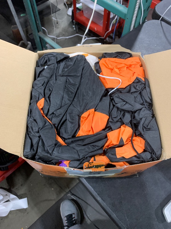 Photo 1 of 11FT Giant Halloween Inflatable, Giant Halloween Inflatables Archway, Outdoor Blow Up Decorations, Inflatable Pumpkin Arch for Yard Lawn Garden Party