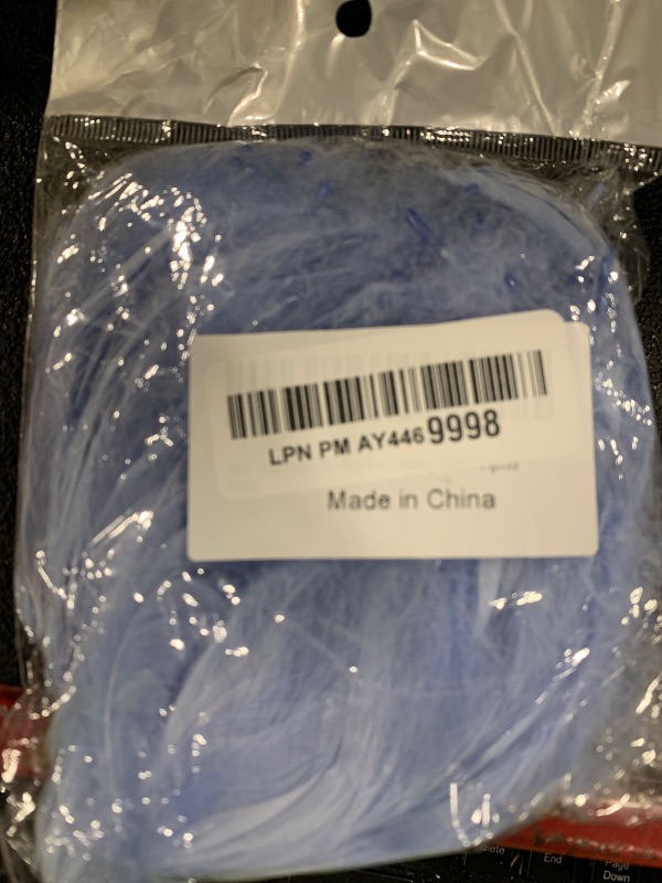 Photo 1 of 100 Pieces Sky Blue Natural Goose Craft Feathers Bulk, Colorful Small Goose Feathers for Holloween Costumes Thanksgiving Mask DIY Cosplay Crafts Projects Decor