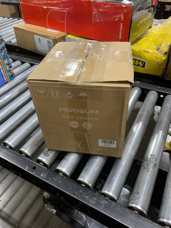 Photo 1 of ***PICTURE FOR REFERENCE, RICE COOKER IS WHITE IN COLOR***
Rice Cooker Maker 5-Cup(Uncooked) with Steamer, Ceramic coating, BPA Free, Small capacity, Stainless Steel