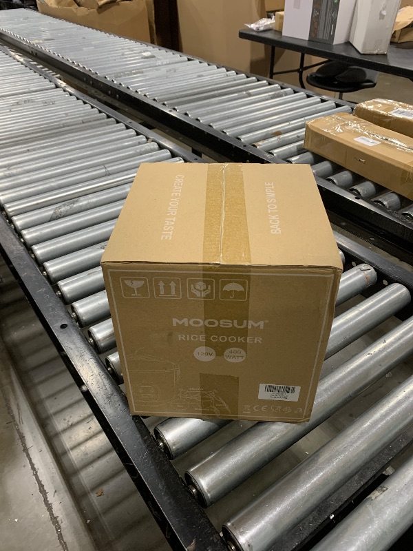 Photo 1 of ***STOCK PHOTO FOR REFERENCE. PRODUCT COLOR WHITE***
Rice Cooker Maker 5-Cup(Uncooked) with Steamer, Ceramic coating, BPA Free, Small capacity, Stainless Steel