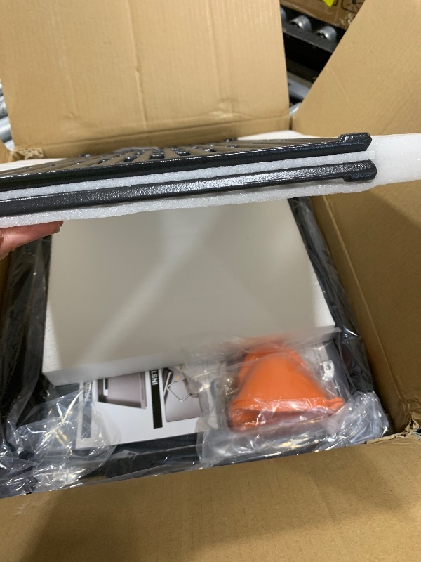 Photo 1 of ***STOCK PHOTO FOR REFERENCE, SIMILAR ITEM***
CARBON STEEL GRIDDLE WITH HOT GRIPS, TWO GRID TOPS