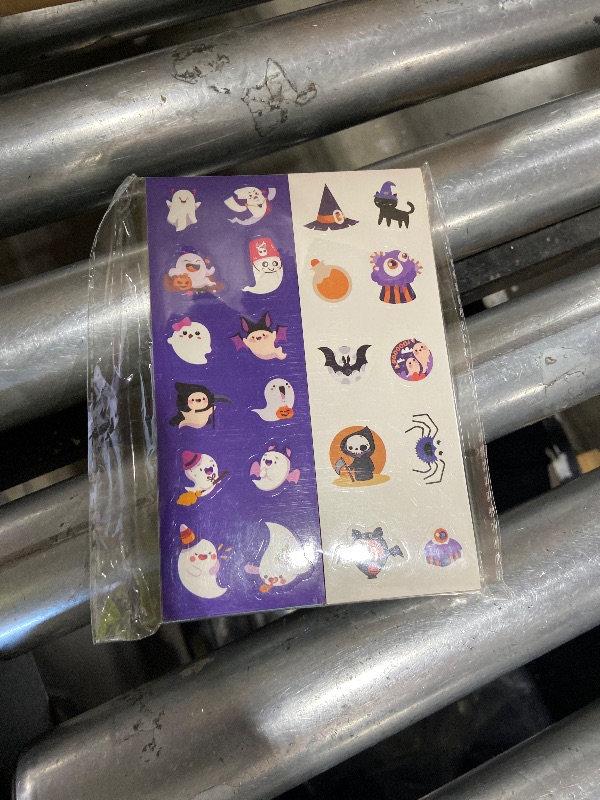 Photo 1 of 1240 PCS Halloween Stickers for Kids- 100 Sheets Halloween Stickers Sheets Bulk,Cute Waterproof Party Favors for Gift Bags, Treat Bags, Goodie Bags,Great Gift for Kids