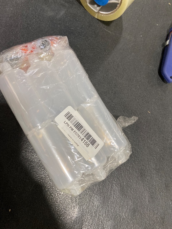 Photo 1 of 12 Pcs 2 Ounce Needle Tip Glue Bottle 60 mL Plastic Dropper Bottles Multicolor lid with 2 Pcs Mini Funnel for Small Gluing Projects, Paper Quilling DIY Craft, Acrylic Painting