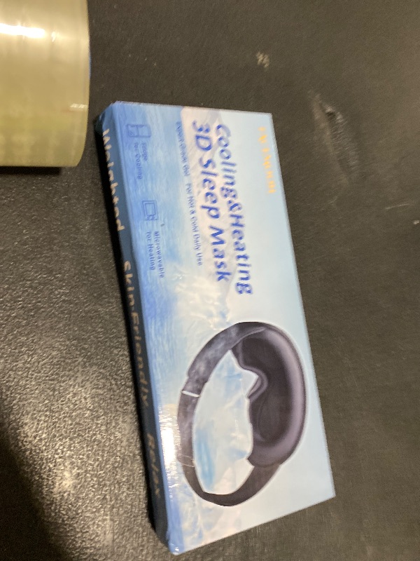 Photo 1 of 3D Blackout Cooling Gel Eye Mask: 6oz Weighted Cold Compress, Deep Relaxation & Meditation Mask for Women, Nurse Night Shift Recovery, Headache & Stress Cooling Comfort, Gift Ready, Pink