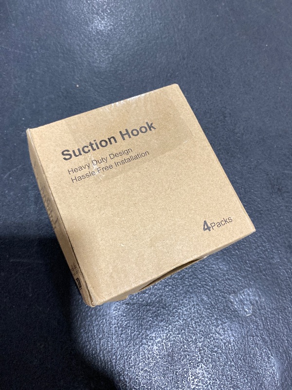 Photo 1 of **INCOMPLETE** Marchpower Shower Hooks for Inside Shower Reusable Waterproof Utility Suction Cups Hooks - 4 Pack Heavy Duty Vacuum Hook Home Kitchen Bathroom Wall Holder Hanger for Towel Loofah Cloth Key & Ceiling