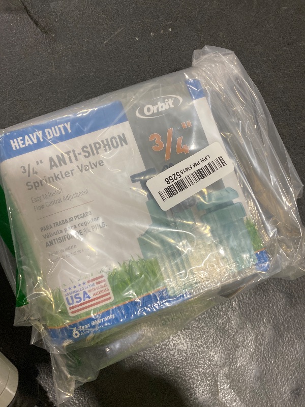 Photo 1 of 1-Pack Orbit 57623 3/4" FPT 100 Series Anti-Siphon Automatic Sprinkler Valve with Flow Control