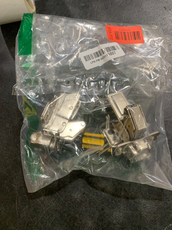 Photo 1 of 2Pcs 180 Degree Half Overlay Cabinet Hinges, Lazy Susan Hinge, Soft Close Hinge, Concealed Frameless Hydraulic Hinges for Corner, Kitchen, Cupboard, Door, Closets