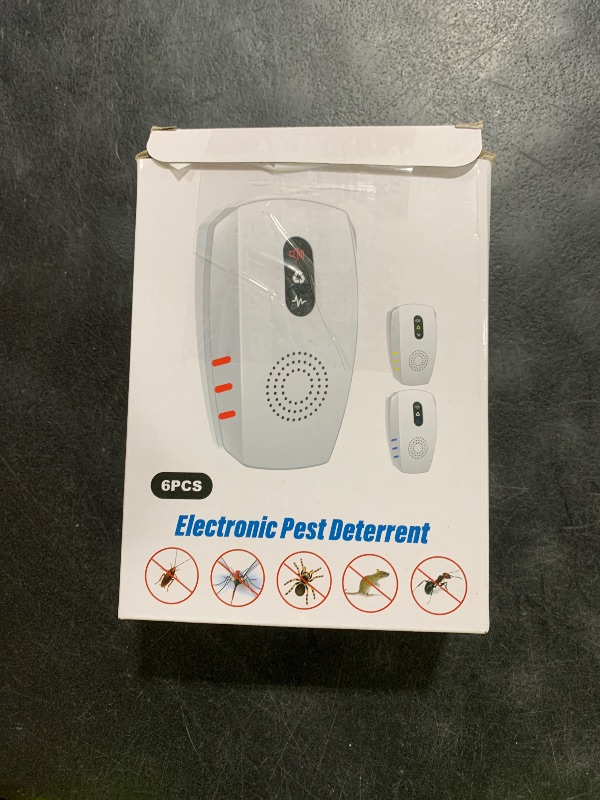 Photo 1 of 2025 Upgraded Ultrasonic Pest Repellent Indoor Insect Repeller, Pest Control, Repellent Roach, Mouse, Bugs, Mosquito, Mice, Spider, Ant, Rodent Repellent Ultrasonic Plug in, 3 Mode Switching, 6 Packs