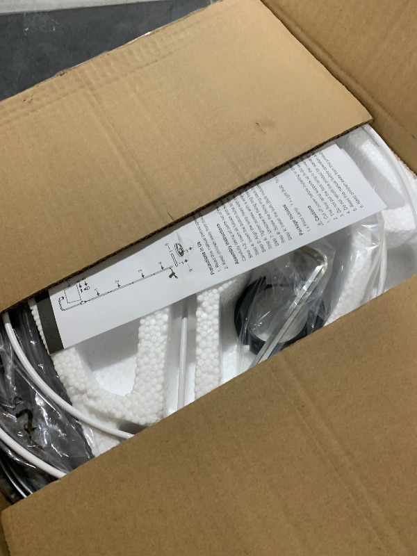 Photo 1 of ?Upgraded? Dimmable Floor Lamp, 1000 Lumens LED Edison Bulb Included, Arc Floor Lamps for Living Room Modern Standing Lamp with Linen Shade, Tall Lamp for Bedroom Office Dining Room- Black